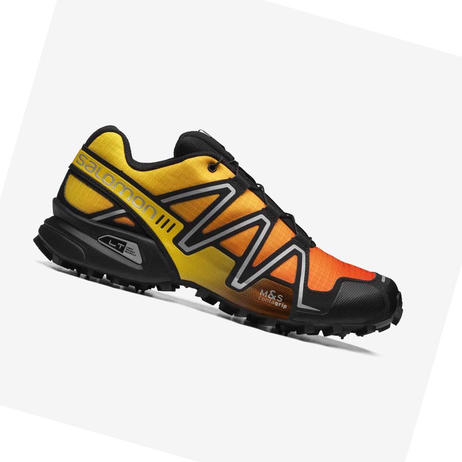 Salomon SPEEDCROSS 3 GRADIENT Tornacipő Férfi Sárga | HU 2189OKI